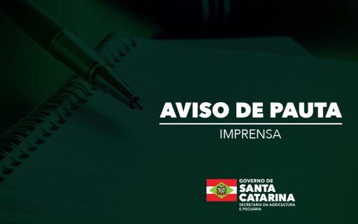 AVISO DE PAUTA: Governo do Estado lança estudo com dados sobre Economia Verde em SC