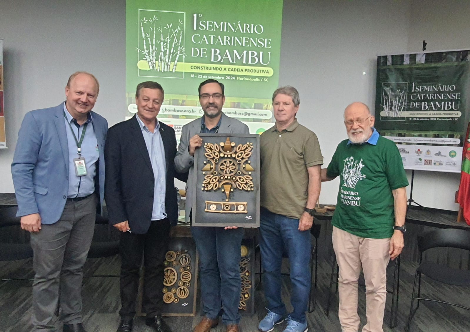 1º Seminário Catarinense de Bambu estimula o conhecimento e  desenvolvimento de novas alternativas de renda