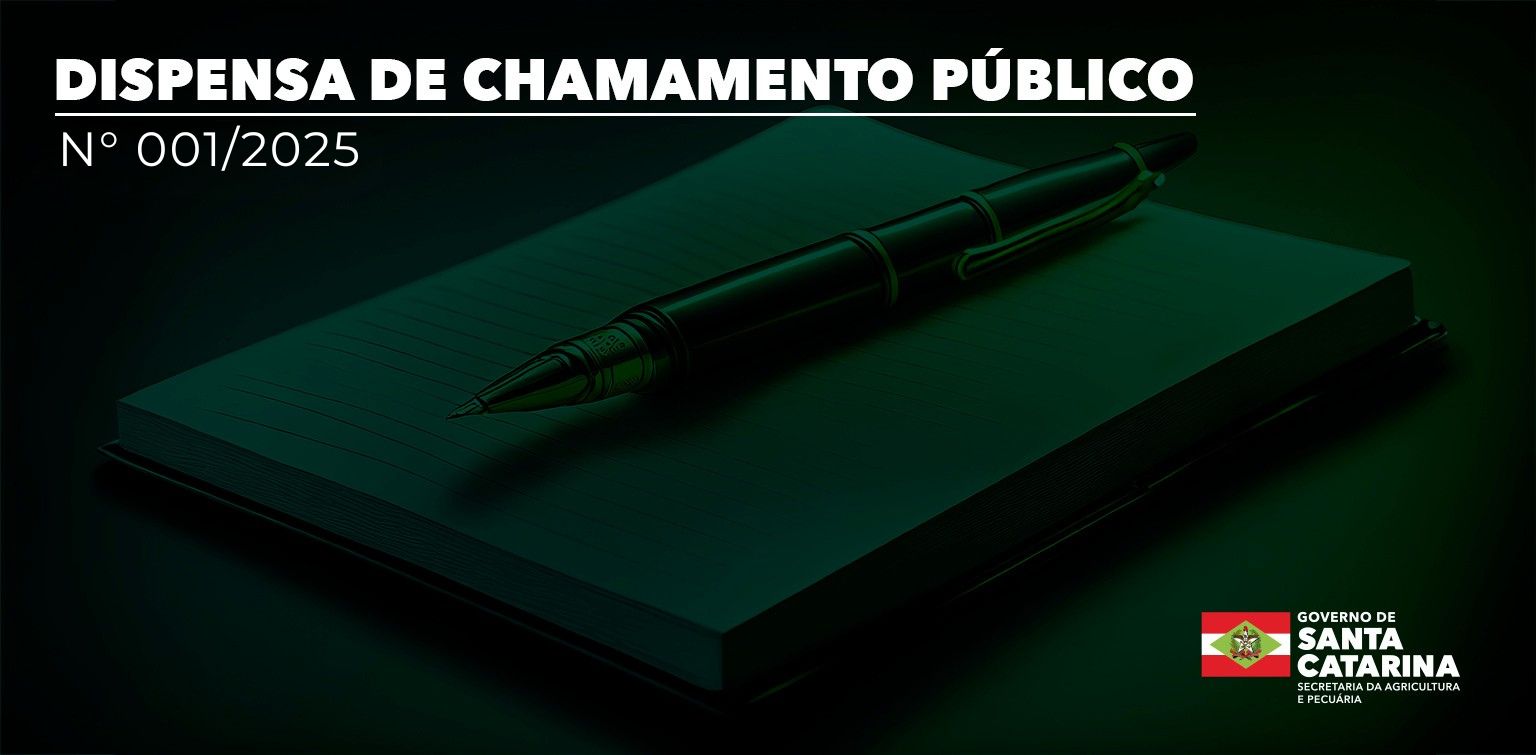 Dispensa de chamamento público nº 001/2025